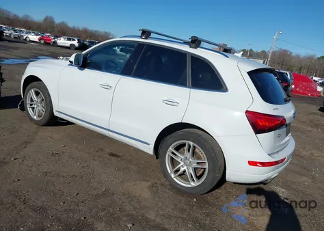 2017 Audi Q5 2.0T Premium из США, поврежденный, VIN WA1L2AFP2HA019313